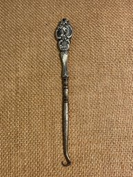 Sterling Silver Button Hook