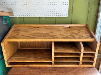 Vintage Oak Organizer