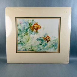 Susan LeBow - Print Of Goldfish
