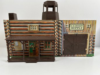 Vintage Tin US Calvary Supply Toy Building By Marx Toys USA.
