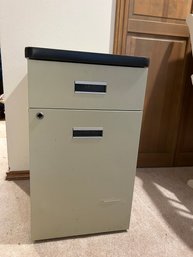 Metal Two Drawer File Cabinet