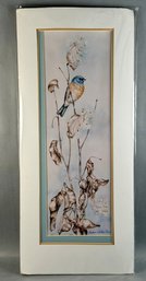Susan LeBow - Print Of Bluebird On A Branch