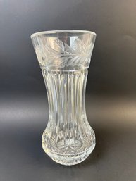 Heavy Crystal Vase.