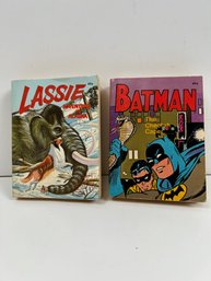 2 Big Little Books, Lassie And Batman.