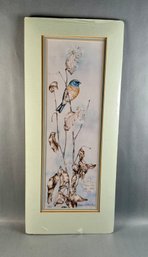 Susan Le Bow - Bluebird On A Branch #2 Print