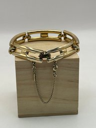 Gold Tone Bracelet With Links By Monet