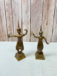 Vintage Hindu Brass Figures
