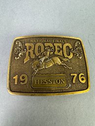 Rodeo Belt Buckle Award: 1976