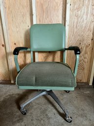 Vintage Green Office Chair