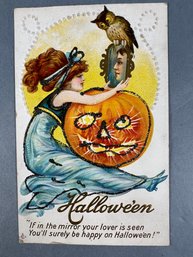 Antique Halloween Postcard