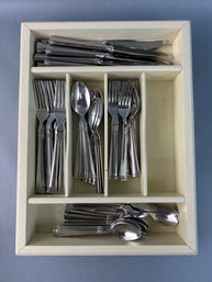 62 Pieces Of Lenox Stainless Flatware