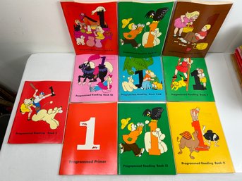 Lot If 10 Programed Reading Books.