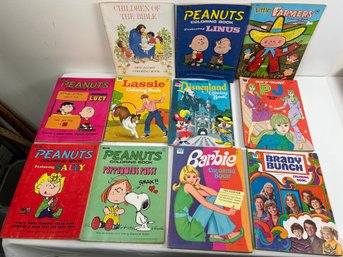 Lot Of 11 Coloring Books.