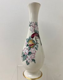 Vintage Lenox Serenade Floral & Bird  Vase