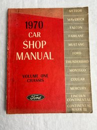 Vintage 1970 Car Shop Manual Chassis Vol. One