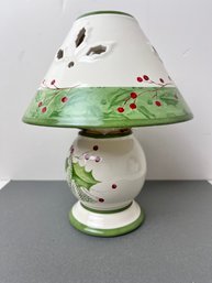 8 In H Lenox Holiday Gathering Tea Lamp.