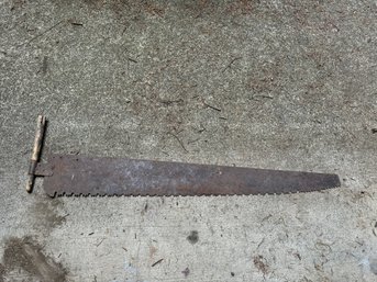 Antique Cross Cut Saw