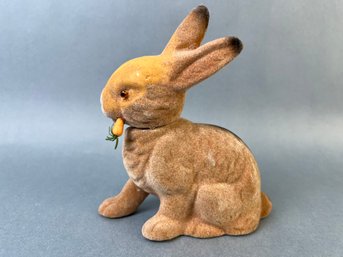 Vintage German Fuzzy Rabbit With Removable Head.