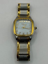 Gold And Silver Mens Wristwatch