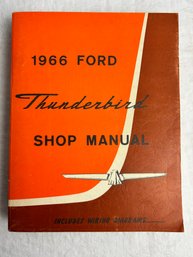 Vintage 1966 Ford Thunderbird Shop Manual Book