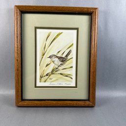 Susan LeBow - Brown Bird In Rushes #2 Print