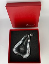 Baccarat France Clear Glass Crystal Pear