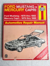 Vintage 1979-1986 Ford Mustang Mercury Capri Auto Repair Manual