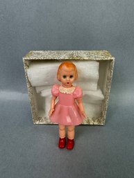 Vintage Plastic 3.5 Inch Doll