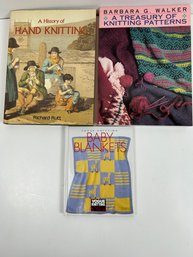 3 Knitting Books.