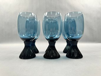 Lenox Tempo Bluebell Set Of Six Wine Goblets