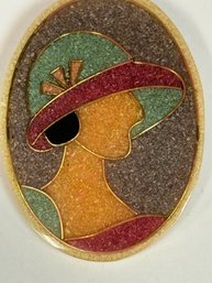 Woman With Hat Pendant