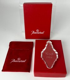 Baccarat Noel 1984 Ornament