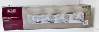 Home Decorators Collection 4 Light LED Bathroom Vanity Fixture.