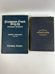 2 Antique Pharmaceutical Books.