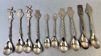 10 Collectors Spoons From Holland.