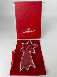 Baccarat Crystal Noel 1993 Holiday Ornament