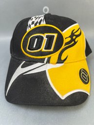 Racing Hat With Number 1 On The Front.