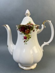 Royal Albert Old Country Roses Coffee Server.
