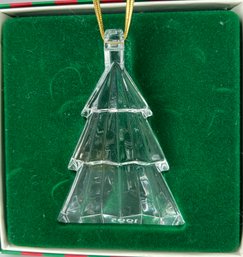 Orrefors Sweden Crystal Tree Ornament