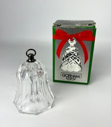 Gorham Germany Pure Lead Crystal Bell Ornament