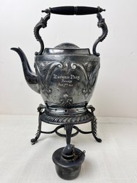 Vintage Award: Ravnes Park Sports, Dated August 7 1911 Silver On Copper Coffee Chafer.