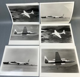 6 Vintage Photos Of The U-2 Distributed By Lockheed Corp With Info.