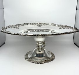 Baroque By Wallace Silver-plate Cake Stand