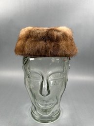 Ethel Young Fur And Satin Hat