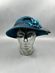 Dark Turquoise Betmar Wool Hat