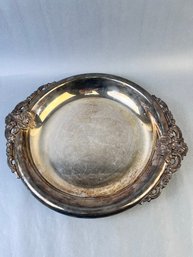 Baroque By Wallace 211 Silver Plate Serving Dish. -local Pickup