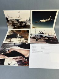 4 Vintage Photos Of A Boeing Chase Plane CT-33 Mk 3