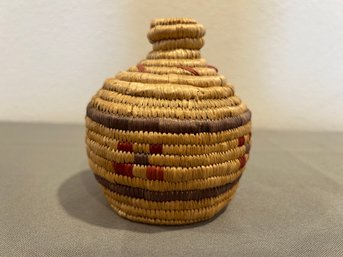 Small Alaskan Lidded Basket
