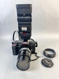 Minolta Maxxim 5000 Camera With Albinar Flash.