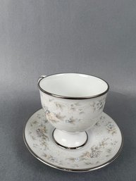 Noritake Tea Cup And Saucer Imported From Ireland.